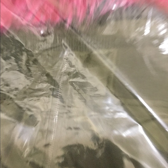 🆕Olive Green Camo Bomber Jacket With Pink & Black Faux Fur Collar Blogger Fav - Picture 9 of 9